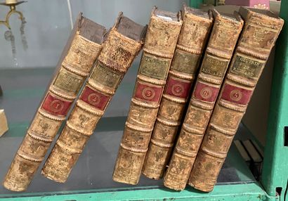 null REGNARD Jean-François, 

Works of Regnard 

6 volumes in 8 

leatherette binding,...