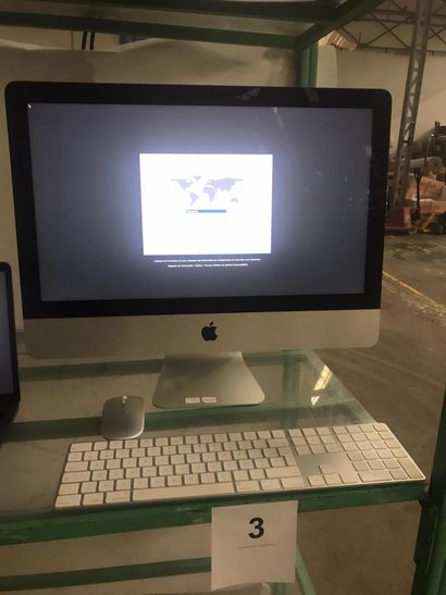 null 1 computer APPLE IMAC model A2116 with wireless APPLE keyboard and wireless...