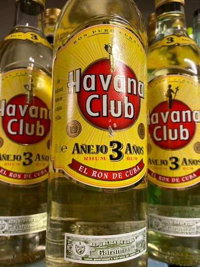 null 13 bouteilles de Rhum Havana Clun Anejo 3 anos
