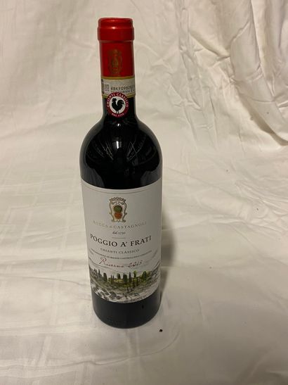 null Lot de 8 bouteilles 

Rocca di Castagnoli 

Poggio a'Frati, Chianti Clasico...