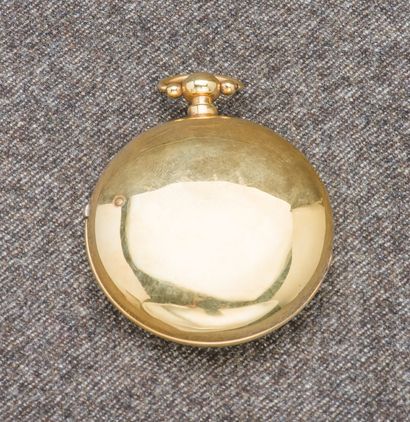 Travail Anglais vers 1899 Montre de poche en or jaune 18 carats (750 millièmes) à...