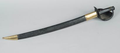 null Boarding sword model 1833

Handle with sides and guard with shell out of blackened...