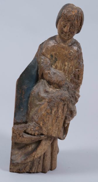 null Jésus en bois sculpté, traces de polychromie

XVIIIème siècle

H : 42 cm