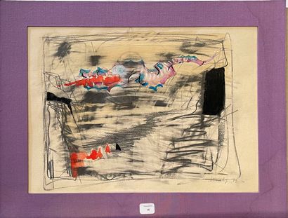ARCADY, Composition 

Mixed media signed and dated lower right 

27 x 33.5 cm (on...