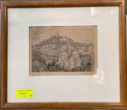André MICHEL, Montlhéry 

Engraving titled and numbered 4/150 down right 

22 x 29...