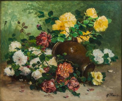 Eugène Henri CAUCHOIS (1850-1911), Bouquet renversé

Huile sur toile signée en bas...