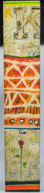Martin BRADLEY (1931-), Composition abstraite

Technique mixte sur bois signé en...