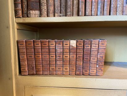 null Lot de livres anciens dont : Horace, Nouvelle Héloïse, Virgile (1780, 4 vol.),...