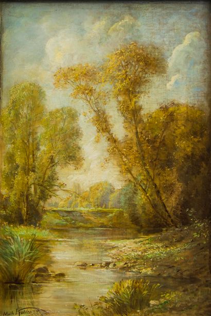 Mathieu KOHLER (1841-1916), Sous-bois

Huile sur toile signée en bas à gauche

45...