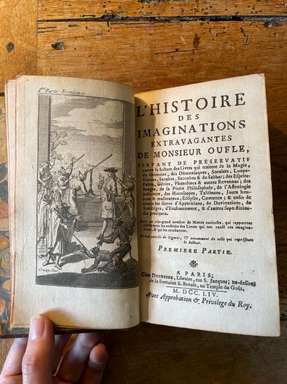 null [BORDELON] L'Histoire des Imaginations extravagantes de Monsieur Oufle. Paris,...