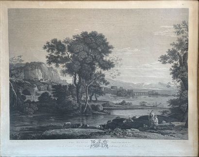 D'après Claude LORRAIN, engraved by Wilson Lonry 

The musical sheperdess 

Engraving...