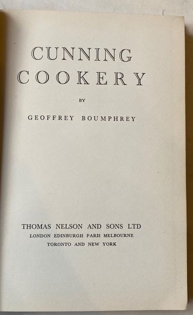 null [GASTRONOMY] Set of books on gastronomy and oenology. 18 volumes. Gottschalk,...
