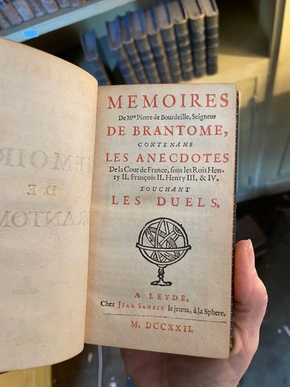 null BRANTOME. Mémoires de Messire Pierre de Bourdeille, seigneur de Brantome, contenans...