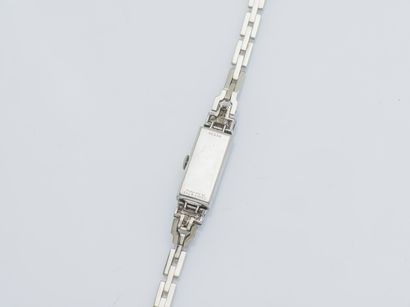 null Dial and watchband signed LEROY & Fils, circa 1915.

Platinum (950 ‰) ladies'...