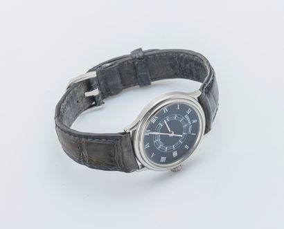 AUDEMARS PIGUET, fin des années 1990 Classic watch, extra-flat ref. 14848ST, round...