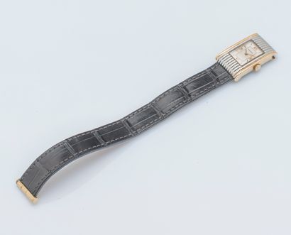 BOUCHERON, vers 2000 Ladies' watch, Reflet model, case in steel and gilded steel...