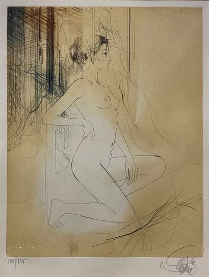 Jean-Baptiste VALADIE (1933-), Femme nue

Lithographie signee en bas à droite et...