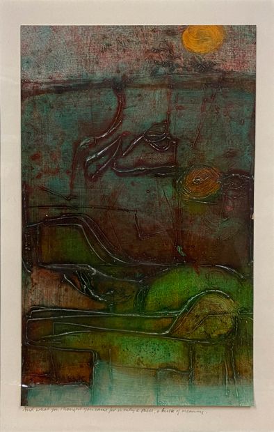 John BAILEY (1926-2013), Technique mixte sur papier

36 x 23,5 cm