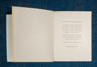 CAMUS. CAMUS. Œuvres complètes. 
Paris, Sauret, 1962, 7 volumes in-4 brochés sous...