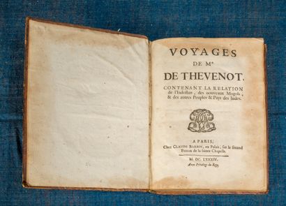 THEVENOT. THEVENOT. Voyages de M. de Thévenot. Contenant la relation de l'Indostan,...