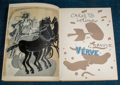 [VERVE] [VERVE] Revue Verve. Vol. VII (n°27/28) et vol. VIII (n°31/32). 
Paris, 1953/1955,...