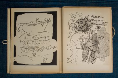 [BRAQUE] [BRAQUE] Notebook of Georges Braque 1917-1947. 
Paris, 1948, in-4 in sheets...