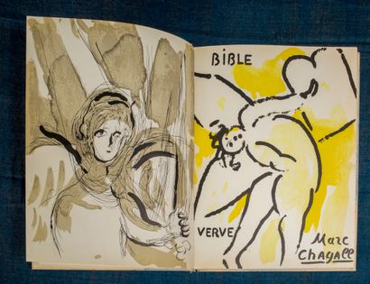 [CHAGALL] [CHAGALL] La Bible. Verve. Vol. VIII, n° 33 et 34.‎

‎Paris, 1956, in-4...