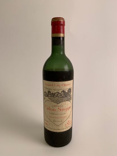 null 1 bouteille Château Calon Ségur, Saint-Estèphe, 1962