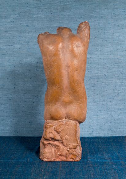 Joseph Cals (1949) Joseph CALS (1949)

Buste de femme en terre cuite

H : 45 cm