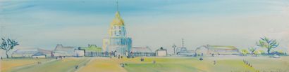 Carle BOUSSINGAULT Carle BOUSSINGAULT 

Les Invalides 

Aquarelle gouachée 

16,5...