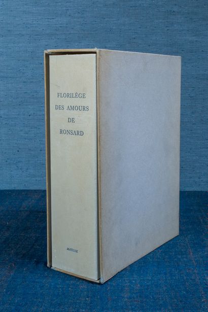 [MATISSE] [MATISSE] Florilège des Amours de Ronsard. 
Facsimile edition on bouffant...