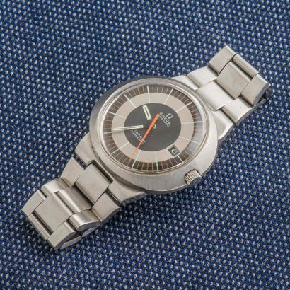 OMEGA Dynamic Genève watch from the 1970s, multicolored dial, date window at 3 o'clock,...