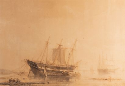 Peintre de la Marine, XIXème siècle, 
Marine...