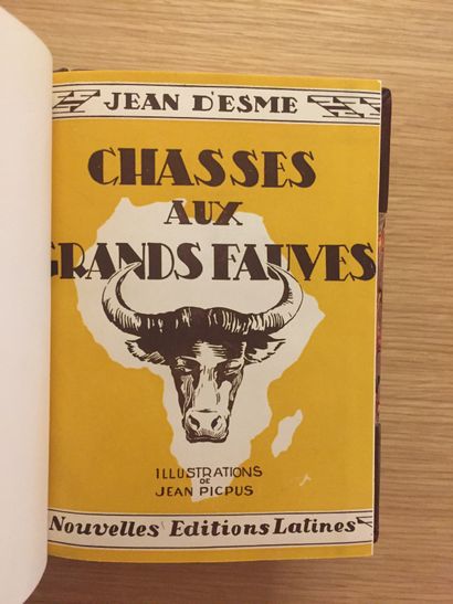 GRANDE CHASSE GRANDE CHASSE. AFRIQUE.— NEUFVILLE. En chaland sous les tropiques....