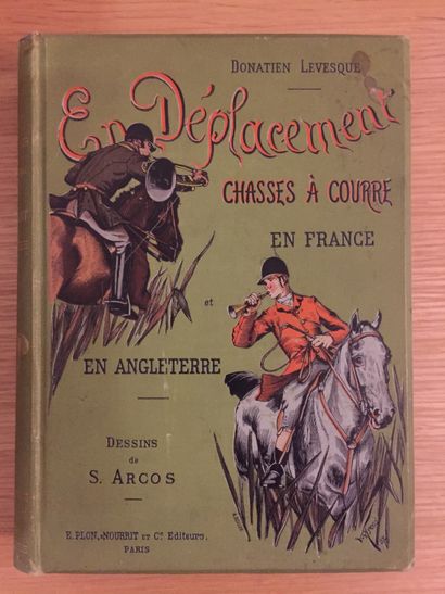 LEVESQUE LEVESQUE. En déplacement… Paris, Plon & Nourry, 1887 ; in-8, cartonnage...