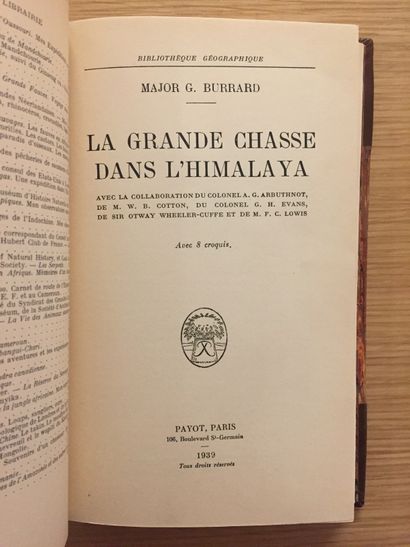 GRANDE CHASSE GRANDE CHASSE.— BÉCHADE. La chasse en Algérie. 1880.– ROOSEVELT. Chasses...