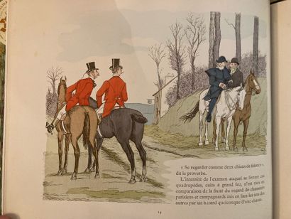 CRAFTY CRAFTY. Hunting with hounds. Notes and sketches. Paris, Plon & Nourrit, 1888;...