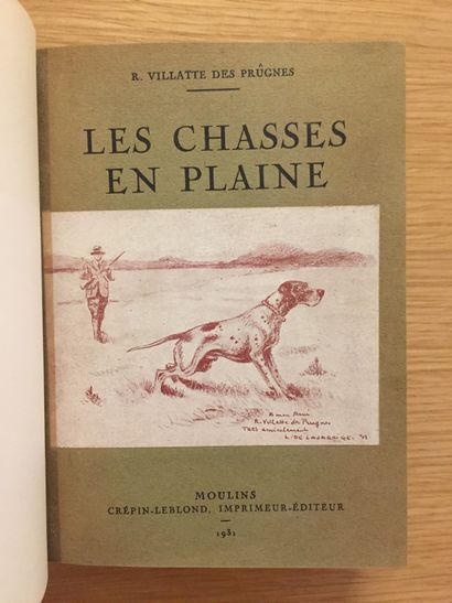 CHASSE À TIR CHASSE À TIR.— VILLATTE DES PRÛGNES. Les chasses des bois. 1949. Illustrations...