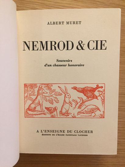 CHASSE À TIR HUNTING WITH SHOOTING.- CHERVILLE. Tales of hunting and fishing. 1878...