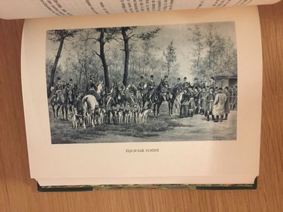 DOYEN DOYEN. La vénerie en Touraine. Paris, Crépin-Leblond, 1948 ; in-4, ½ chagrin...