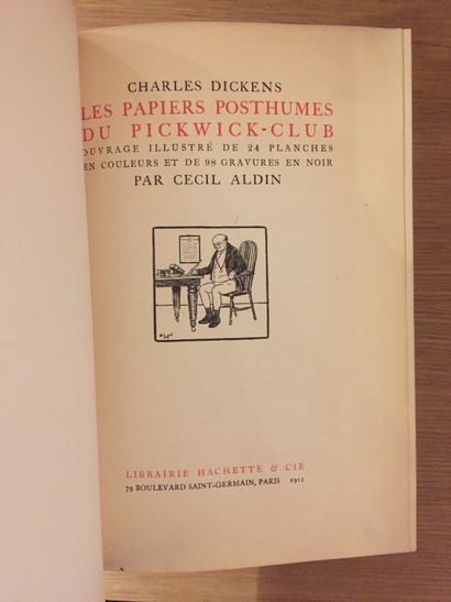 ALDIN (Cecil) ALDIN (CECIL).— DICKENS. Les papiers posthumes du Pickwick Club. Paris,...