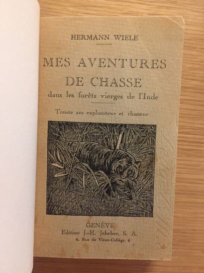 GRANDE CHASSE GRANDE CHASSE. ASIE.— QUINCEY. Souvenir d’un chasseur chinois. 1941.–...