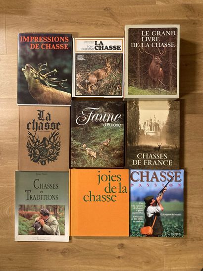CHASSE CHASSE. 9 volumes modernes.