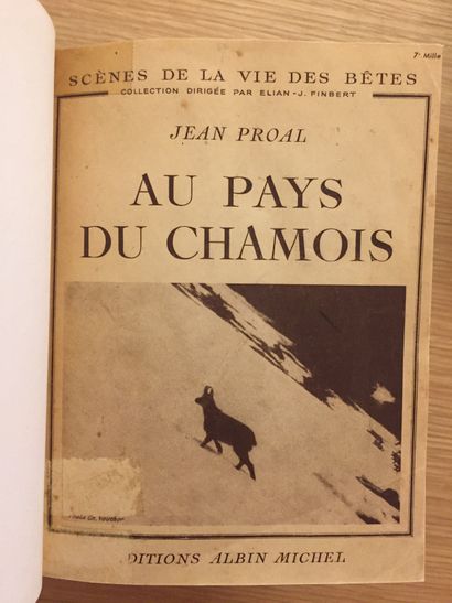 CHASSE DE MONTAGNE CHASSE DE MONTAGNE.— MÉLON. Chasseurs de chamois. 1936. Envoi...