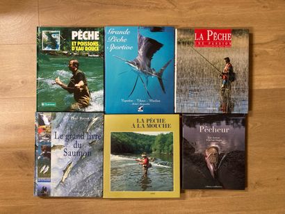 PECHE FISHING. 28 modern volumes.