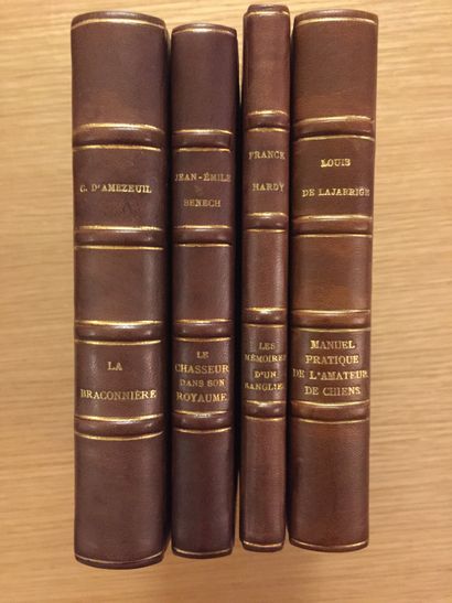 CHASSE À TIR CHASSE À TIR.— D’AMEZEUIL. La braconnière. Souvenirs de chasses. 1886.–...