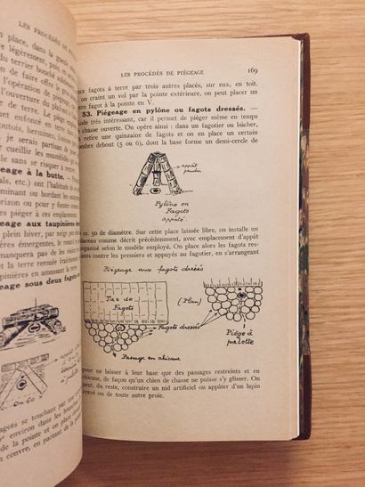 CHAIGNEAU CHAIGNEAU. Manuel du piégeur. 1943.– Les habitudes du gibier. 1952.– Les...