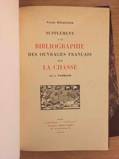BIBLIOGRAPHIE BIBLIOGRAPHY - THIÉBAUD. Bibliography of French works on hunting. 1974...