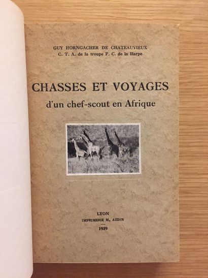 GRANDE CHASSE GRANDE CHASSE. AFRIQUE.— NEUFVILLE. En chaland sous les tropiques....