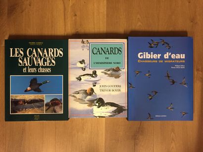 GIBIER D’EAU WATERFOWLER. 18 modern volumes.